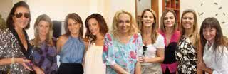 Emar Batalha (3a esq. p/ dir.) reúne amigas Betty Szafir, Helena Caio, Tatiana Monteiro de Barros, Amira Sabah, Gigi Monteiro, Liliane Ventura, Patricia Régia e Anna Quast, no A Bela Sintra, em SP. - ANDRÉ VICENTE, FERNANDO TORRES, FLAVIO MARTINS, LILIANE DAQUINO, MARIA CLARA DINIZ, PATRÍCIA DE FREITAS, PETRÔNIO CINIQUE, RODRIGO TREVISAN E WELLINGTON NEMETH