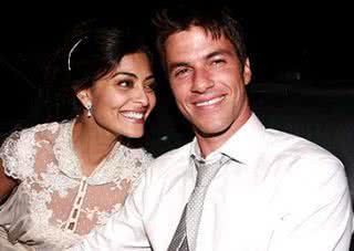 Juliana Paes e o marido, Carlos Eduardo Baptista