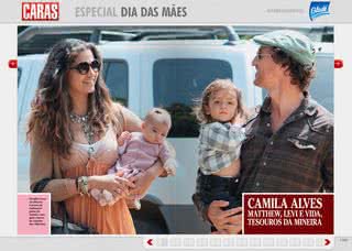 Versão digitalizada da revista CARAS especial de Dia das Mães - Reprodução