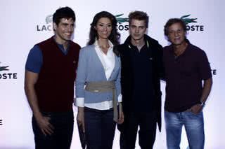 O ator Hayden Christensen com Maria Fernanda Cândido, Reynaldo Gianecchini e Marcello Novaes - Roberto Teixeira / AgNews