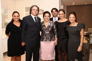 Clã reunido: Cristiana, José Cândido, Vera, Maria Angelica, José Ricardo e Luciana - Divulgação