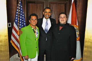 Barack Obama encontra Romero Britto - KATHERINE DAVIS