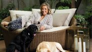 Com os seus labradores Marley e Gisele... - MARCO PINTO / SAVONA