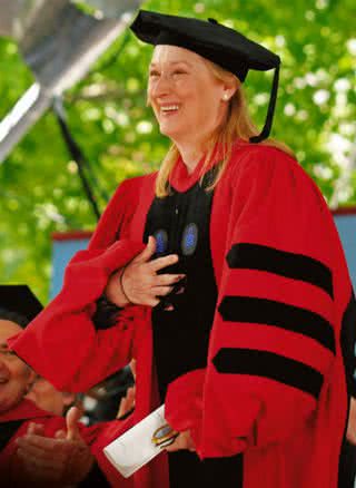 Meryl Streep: diploma - REUTERS