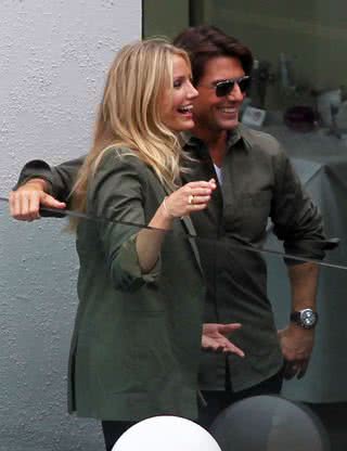 Tom Cruise e Cameron Diaz em Salzburg na Áustria - Getty Images