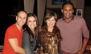 O produtor Ricardo Monteiro, a atriz Rachel Ripani e o casal de atores Renata Brás e Guilherme Pereira no Ladrillo, SP. - ANA BEATRIZ CHACUR, CÉSAR ARAÚJO, CINTIA SANCHEZ, EUGÊNIO LUCENA, FREDERICO UEHARA, GLADSTONE CAMPOS, MAGDA NASCIMENTO, PATRÍCIA NASCIMENTO, PAULO GUIMARÃES E REINALDO FEURHUBER