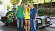 Latino, Mirella e Ramy em raro Rolls-Royce. - CAIO GUIMARÃES, JOÃO PASSOS/BRASIL FOTOPRESS E SAMUEL CHAVES/S4 PHOTO PRESS