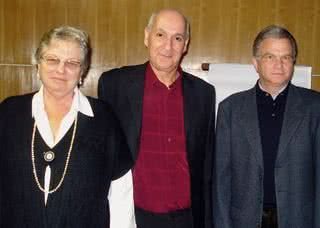 Ana Carla Goldberg e Dov Zipori em palestra da Assoc. dos Amigos do Inst. Weizmann do Brasil, de Mario Fleck, SP. - LIANE G. ZAIDLER, LIANE NEVES, MÁRCIA STIVAL, MARCELO FANTIN, MARIA CARMEN DOWE, MARINA DEIENO, NÁIRA MESSA E SHEILA GRECCO