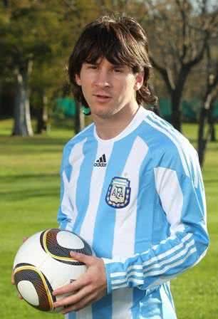 Lionel Messi, camisa 10 da Argentina - Reprodução Federação Argentina - AFA