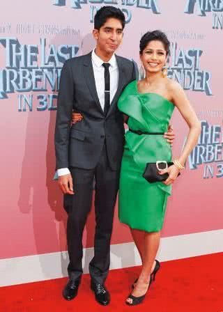 Dev Patel e Freida Pinto em NY - REUTERS