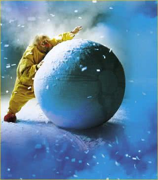 Apresentação dos palhaços russos do Slava's Snowshow - Reprodução