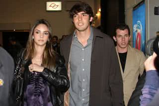 Kaká com a mulher Caroline Celico - Orlando Oliveira / AgNews