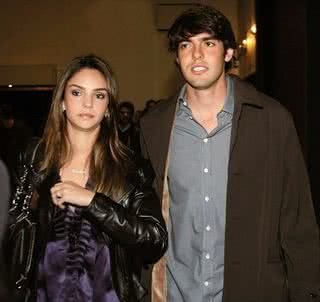 Kaká e Caroline Celico - ORLANDO OLIVEIRA/AGNEWS