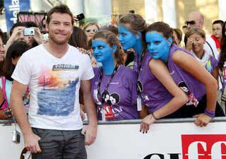 Sam Worthington com fãs de Avatar na Itália - Vittorio Zunino Celotto/GettyImages