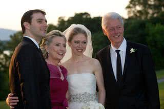 Marc Mezvinsky, Hillary Clinton, Chelsea Clinton e Bill Clinton - Getty Images