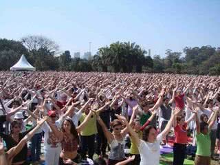 O evento Yoga pela Paz - divulgação