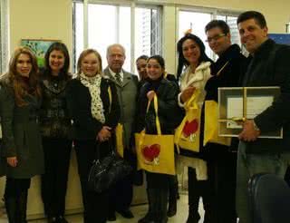 Mara Lucia Cordeiro, Ety Cristina Carneiro, Maria Inês Borges da Silveira, Luiz Carlos Borges da Silveira, Deborah Cardoso, Luciana Alfânio, Ilse Lambach, Dado Dantas e Veriano Baggio - Luciane Belin