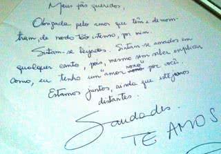 Bilhete de Claudia Leitte para os fãs - Reprodução / Twitter