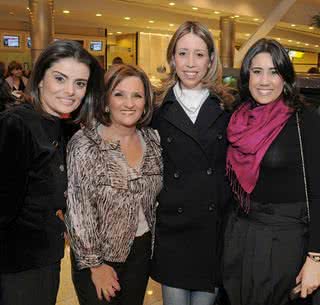 Adriana Cardoso, Simone Soifer, Kátia Zucolotto e Andréia Rodrigues - Divulgação