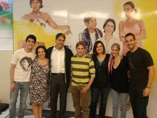 William Bonner, Fátima Bernardes, Márcia Cabrita e elenco do espetáculo - Divulgação