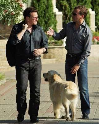 Medvedev com Bono