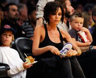 Romeo Beckham concentrado no jogo - GettyImages