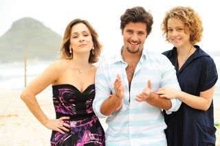 Gabriela Duarte, Bruno Gagliasso e Leandra Leal - TV Globo