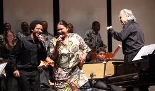 Tenor Jean William, Fafá de Belém e Maestro João Carlos Martins - Photo Rio News/Divulgação