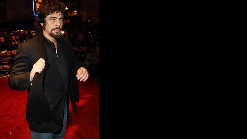 O ator Benicio Del Toro na première do filme 'Miral.' - Getty Images