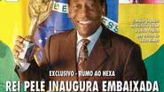 Pelé na capa de CARAS - Arquivo CARAS