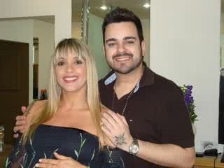 A cantora Syang e o hairstylist Buno Lemes - Bruno Lemes