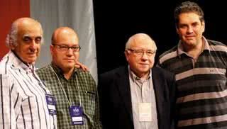 Zuenir Ventura, Arthur Dapieve e Luis Fernando Verissimo participam do evento de José Luiz Tahan em Santos, no litoral paulista. - ADILSON FÉLIX, CHARLES NASEH, MARINA MALHEIROS, MAURÍCIO ARRUDA, REUTERS, SÉRGIO JERÔNIMO