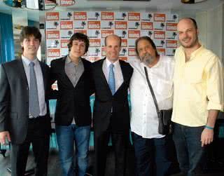 Flávio Neto, Raphael Vieira, Ricardo Guimarães, Roberto Talma e Diogo Dahl - fotos: Roberto valverde