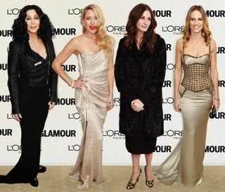 Cher, Kate Hudson, Julia Roberts e Hilary Swank - FOTOS: REUTERS