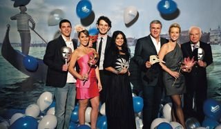 Em Tarrytown, a alegria dos apaixonados Diogo Boni e Fernanda Pontes, Carmo Dalla Vecchia, Thereza Collor, João Zangrandi, Juliana Didone e Cid Moreira. - JOÃO PASSOS / BRASIL FOTOPRESS, SELMY YASSUDA / ARTEMISIA, VICTOR SOKOLOWICZ E WANDER ROBERTO / INOVAFOTO