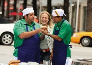 Angélica grava com comediantes nos EUA