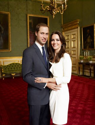 Príncipe William com a noiva Kate Middleton - Getty Images