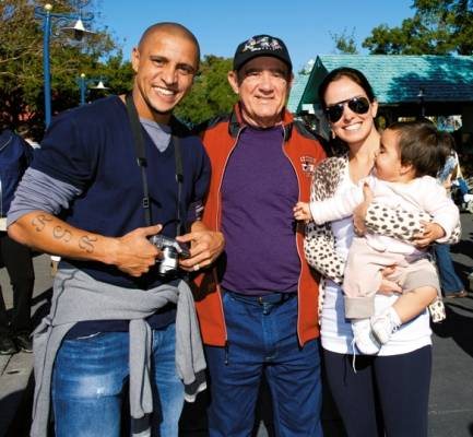 Roberto Carlos e Renato Aragão na Disney - CÉSAR ALVES