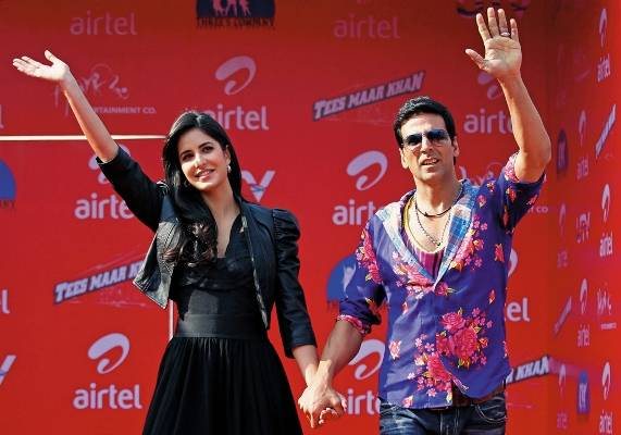 Katrina Kaif e Akshay Kumar arrebatam Nova Déli - REUTERS