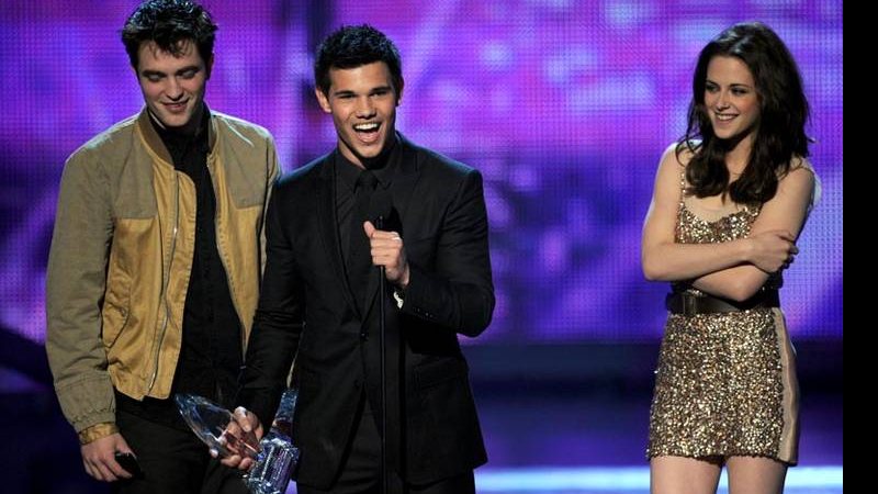 Robert Pattinson, Taylor Lautner e Kristen Stewart - Getty Images