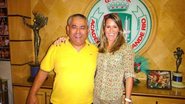 Fernanda Pontes e Jayder Soares, presidente de honra da escola Grande Rio