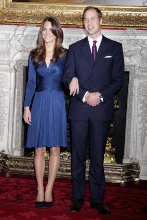 Kate Middleton acompanhada de seu amado príncipe William - Getty Images