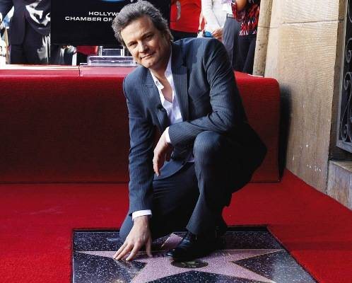 Colin Firth: Estrela na calçada da fama - REUTERS