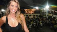 Caroline Bittencourt participa de ensaio da escola de samba Unidos do Peruche - Divulgação