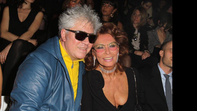 Pedro Almodóvar e Sophia Loren - Getty Images