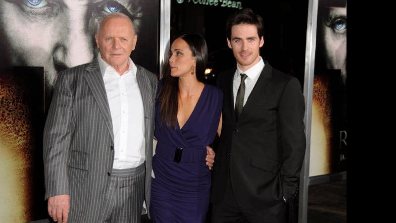 Anthony Hopkins, Alice Braga e Colin O'Donoghue divulgam 'O Ritual' em Hollywood - City Files