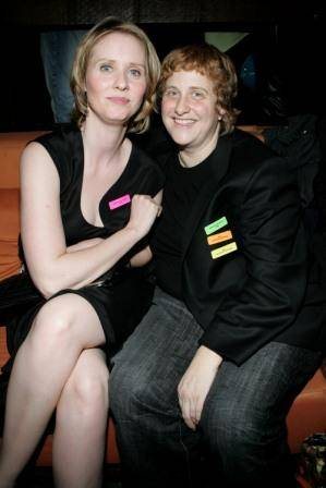 Cynthia Nixon e Christine Marinoni - Getty Images