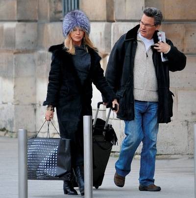 Goldie Hawn e Kurt Russell viajam juntos - CITY FILES