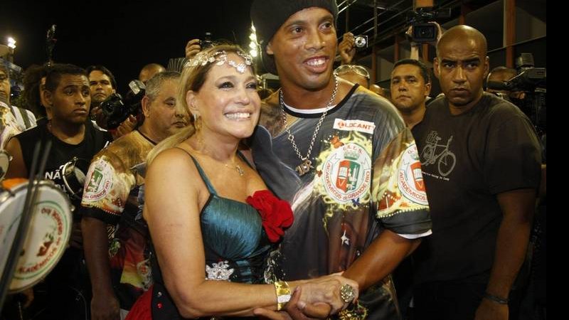 Susana Vieira e Ronaldinho Gaúcho - AgNews