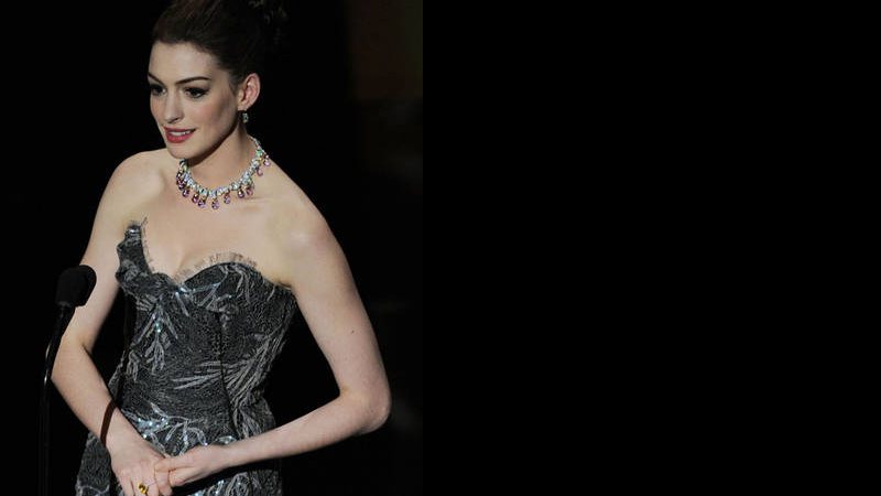 Anne Hathaway, de Vivienne Westwood - Getty Images